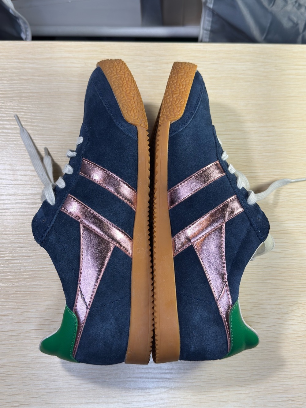 GOLA Elan Glitz Trainer Navy Blue, Pink, Green Women’s Size 9 Sneakers CLB790 - Picture 8 of 11